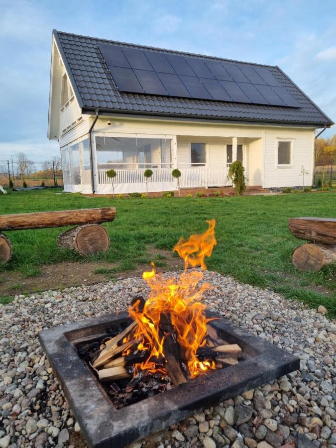 Fuledzki Bialy Domek - Mazury, Jacuzzi, Sauna, Gizycko Fuleda Exteriér fotografie